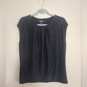 Liz Claiborne Black Blouse Size PL
